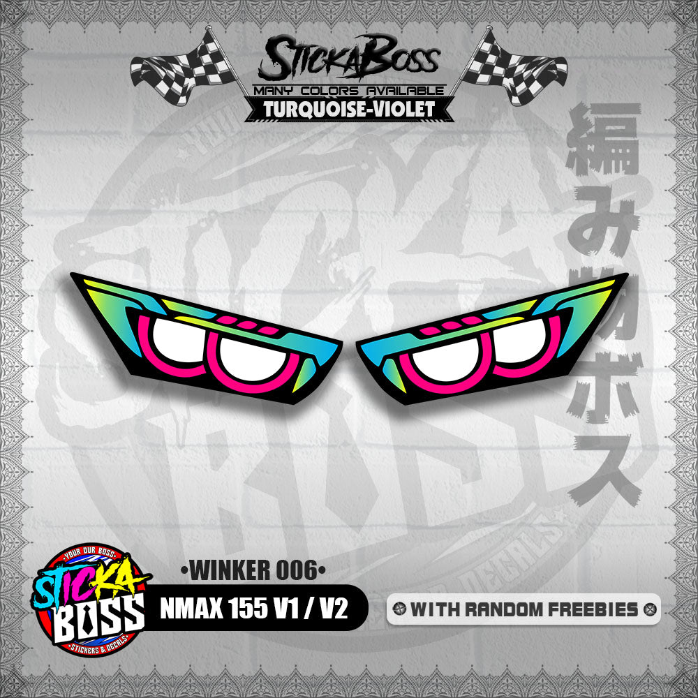 NMAX 155 V1 / V2 (WINKER 006) TRANSPARENT【WITH FREEBIES】
