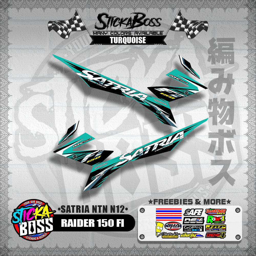 RAIDER 150 FI DECALS ( SATRIA NTN N12 )【WITH FREEBIES】