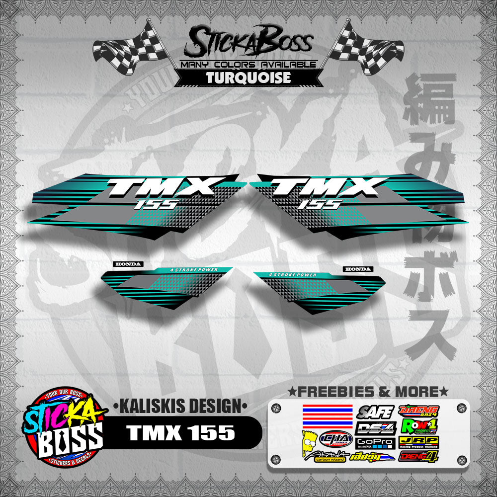 TMX 155 DECALS ( KALISKIS DESIGN )【WITH FREEBIES】