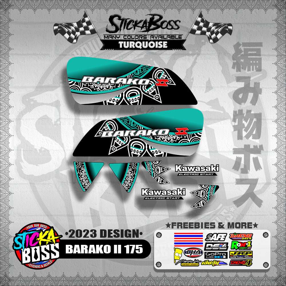 BARAKO ll 175 DECALS ( 2023 DESIGN )【WITH FREEBIES】