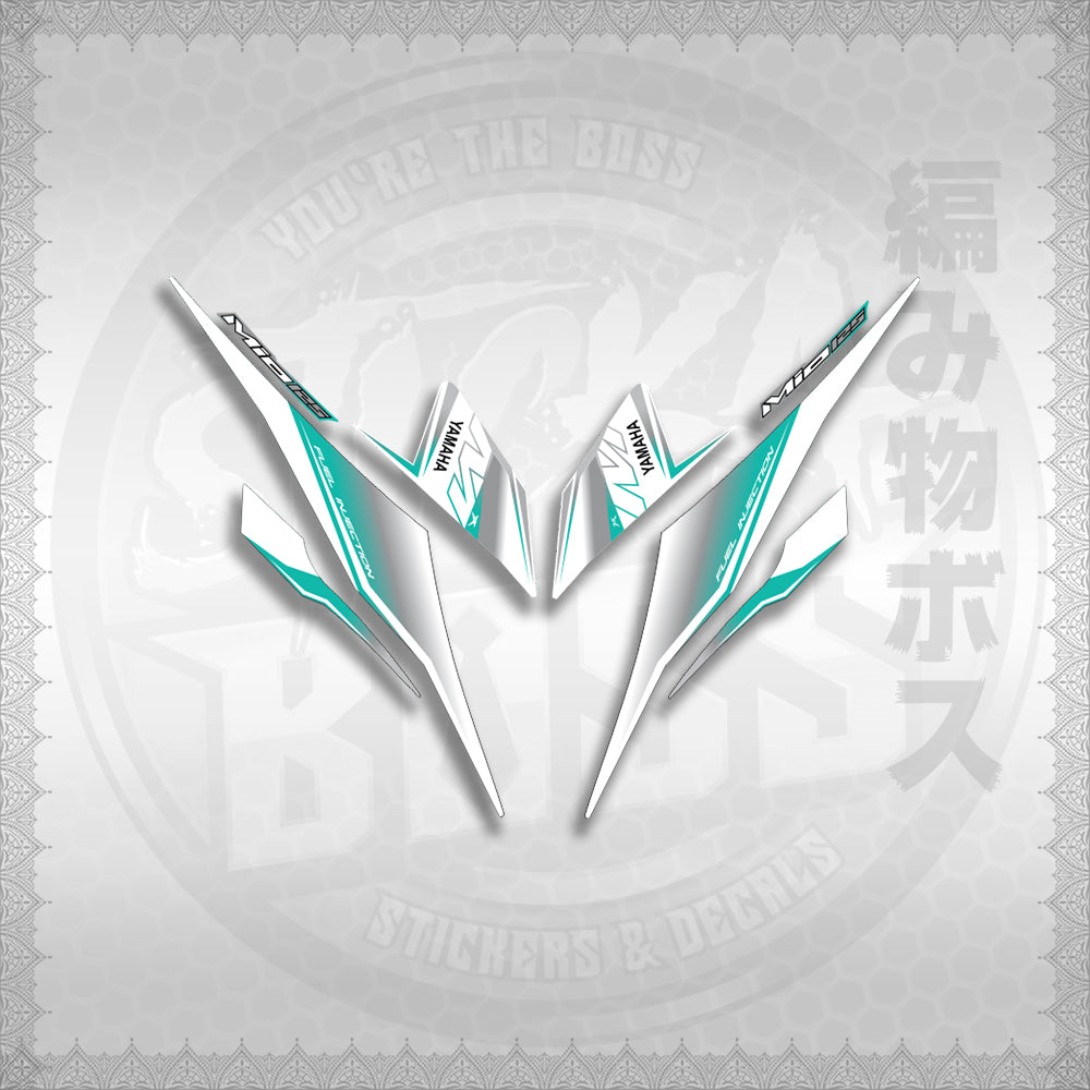 STICKER DECALS for MIO I 125 M3 (MIISTMOFOWH) By STICKABOSS (SOFIE LAMINATED WATERPROOF)