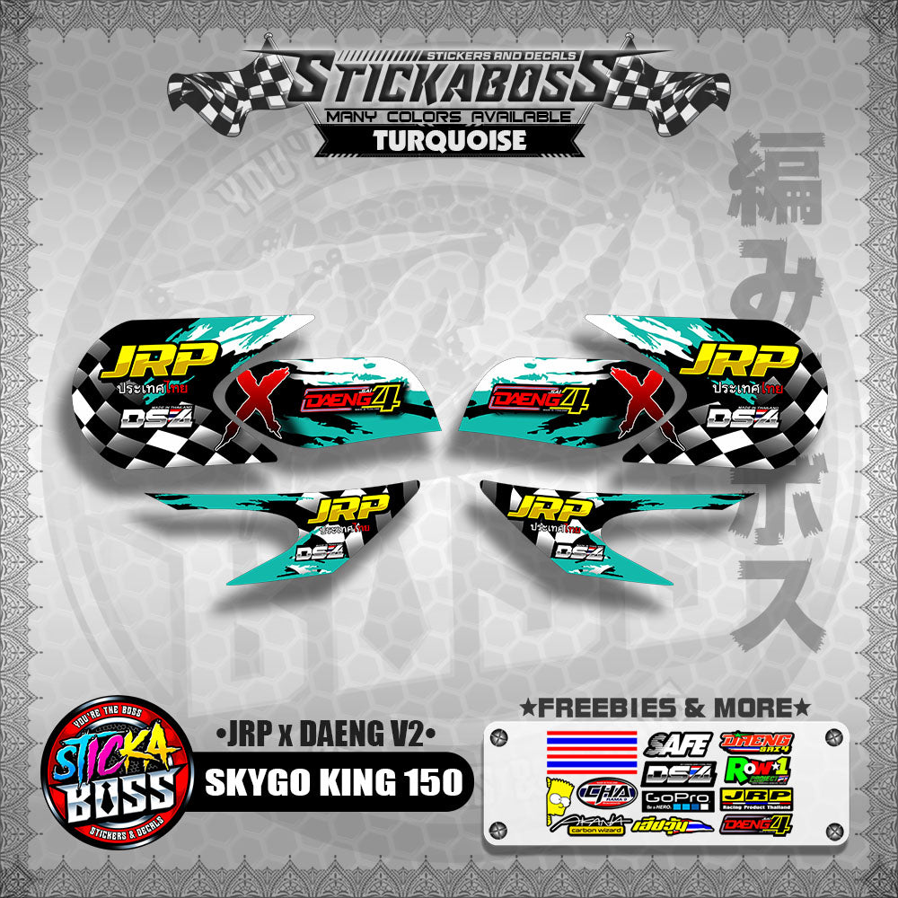 SKYGO KING 150 DECALS ( JRP x DAENG V2 )【WITH FREEBIES】