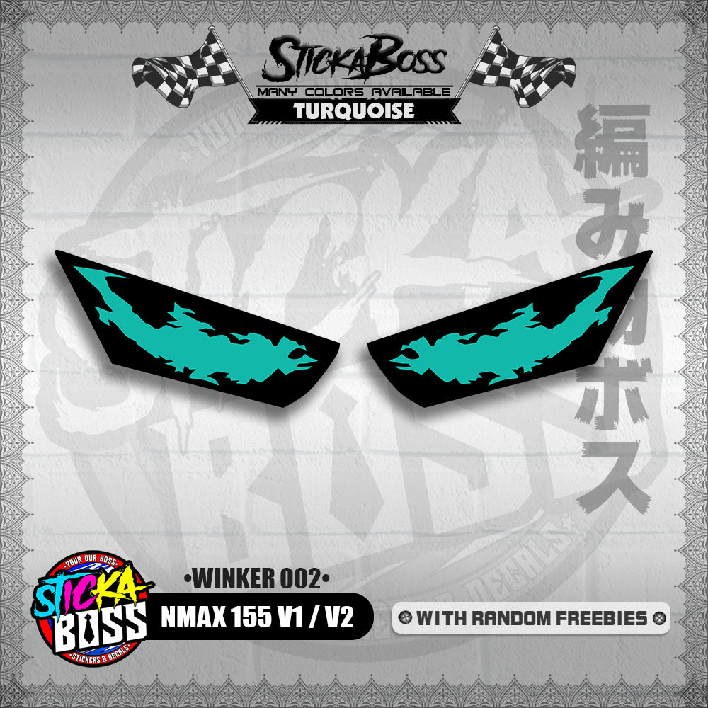 NMAX 155 V1 / V2 (WINKER 002) TRANSPARENT【WITH FREEBIES】