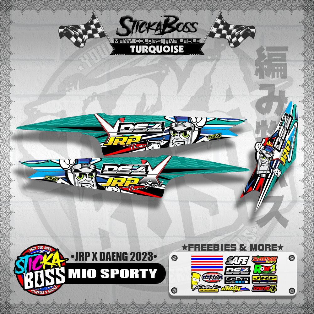 MIO SPORTY DECALS ( DAENG X JRP 2023 )【WITH FREEBIES】