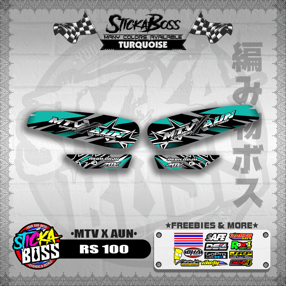 RS 100 DECALS ( MTV X AUN )【WITH FREEBIES】