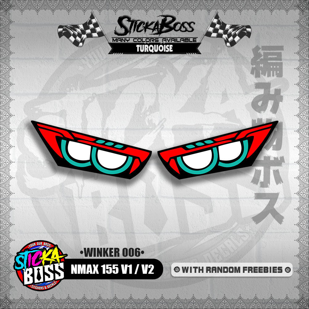 NMAX 155 V1 / V2 (WINKER 006) TRANSPARENT【WITH FREEBIES】
