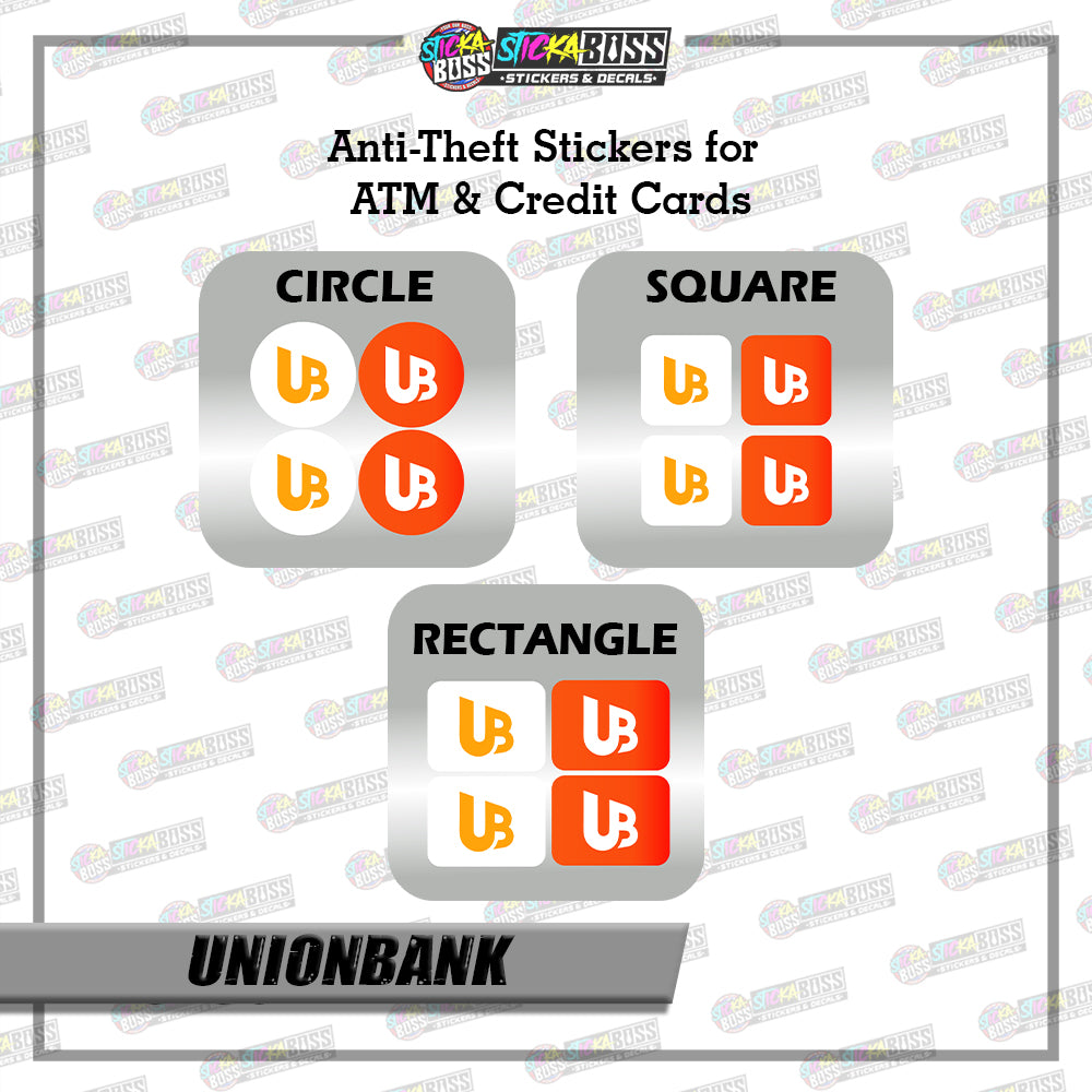 BANK CVV STICKER PART 2 | 4 PCS | ANTI-THEFT STICKER FOR ATM AND DEBIT/CREDIT CARDS【PRINTED】