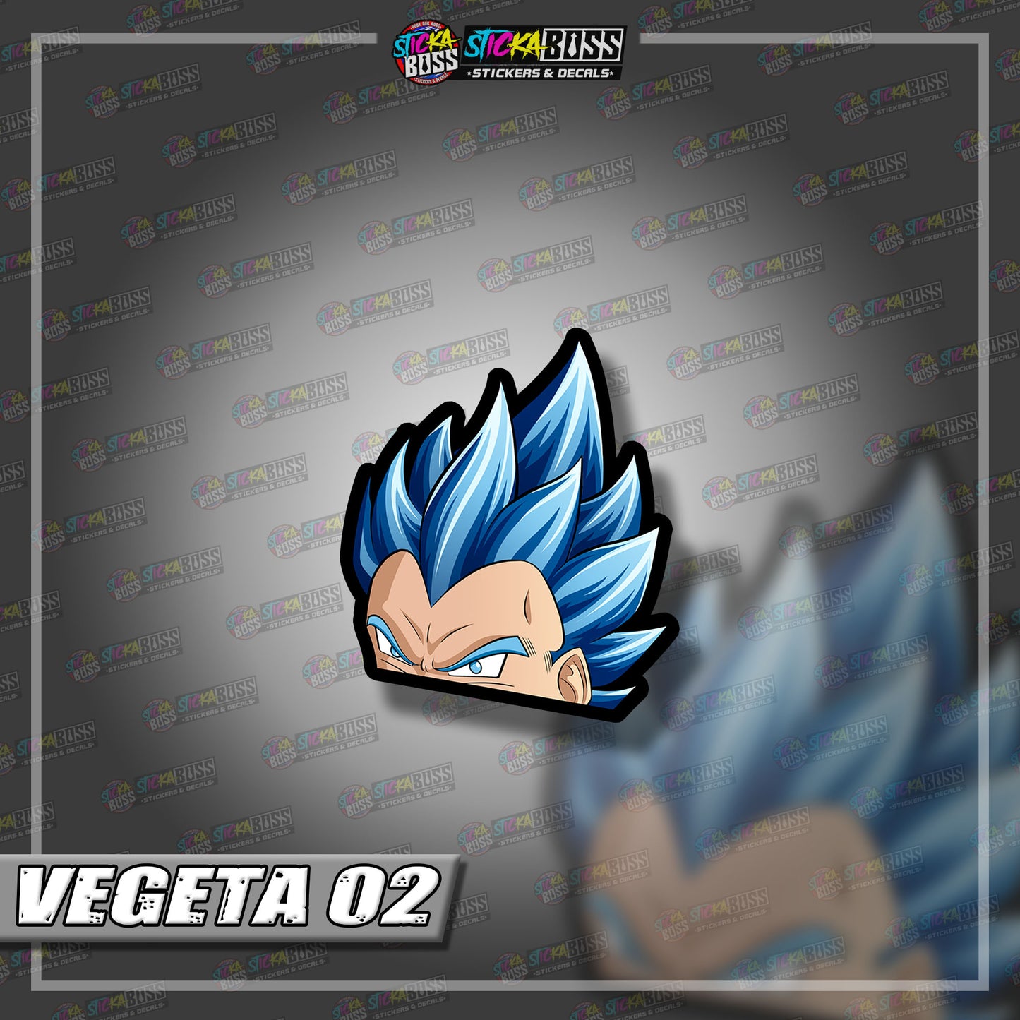 DRAGON BALL Z | ANIME PEEKER STICKER【VINYL PRINTED】( LAMINATED / WATERPROOF )