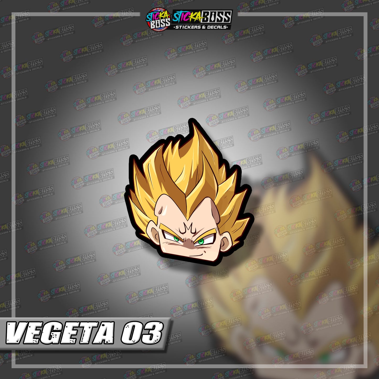 DRAGON BALL Z | ANIME PEEKER STICKER【VINYL PRINTED】( LAMINATED / WATERPROOF )