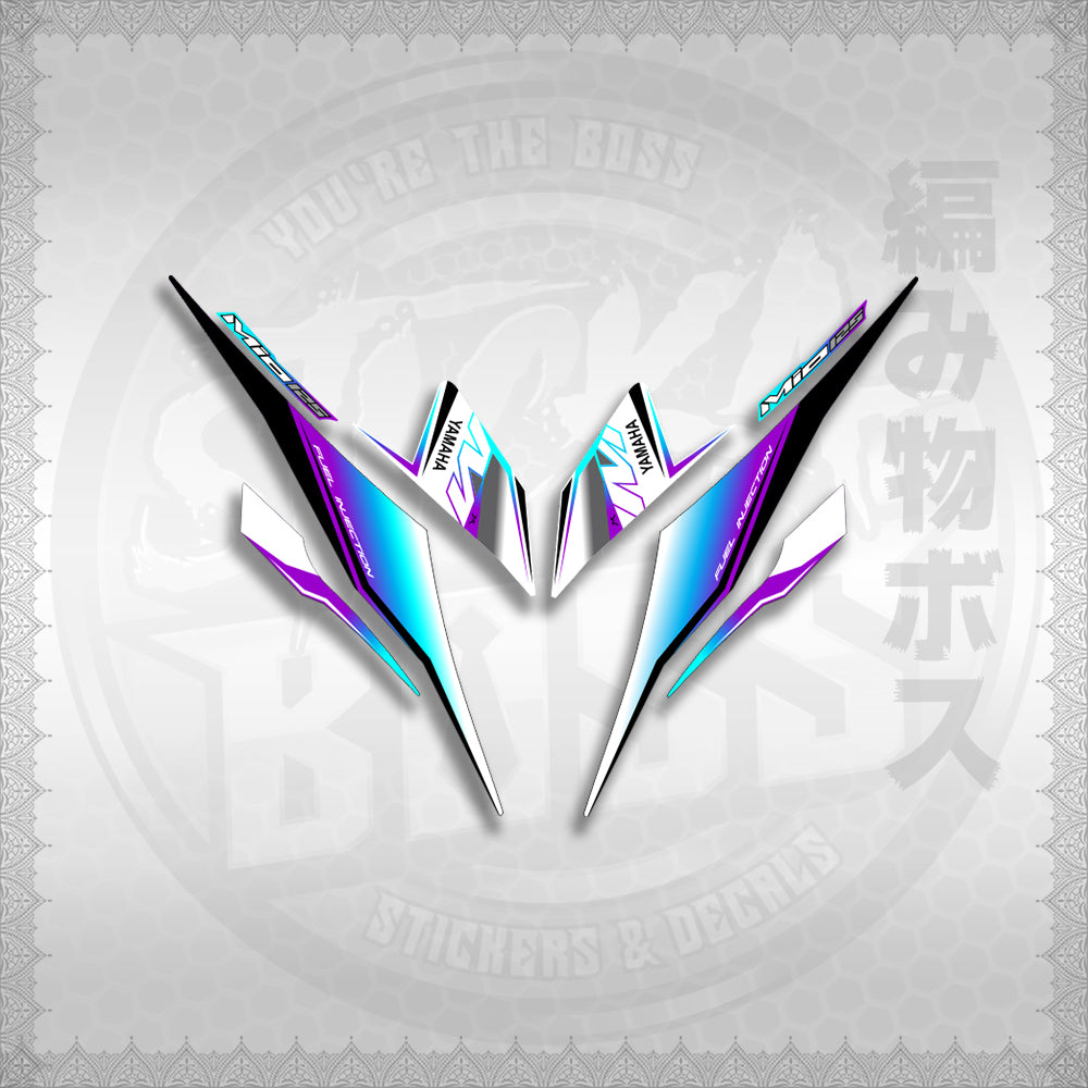 STICKER DECALS for MIO I 125 M3 (MIISTMOFOWH) By STICKABOSS (SOFIE LAMINATED WATERPROOF)