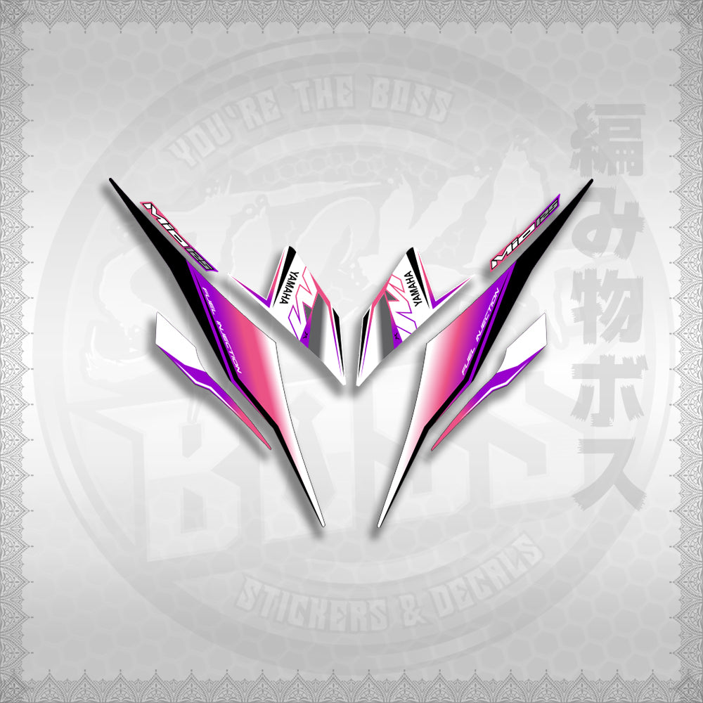 STICKER DECALS for MIO I 125 M3 (MIISTMOFOWH) By STICKABOSS (SOFIE LAMINATED WATERPROOF)