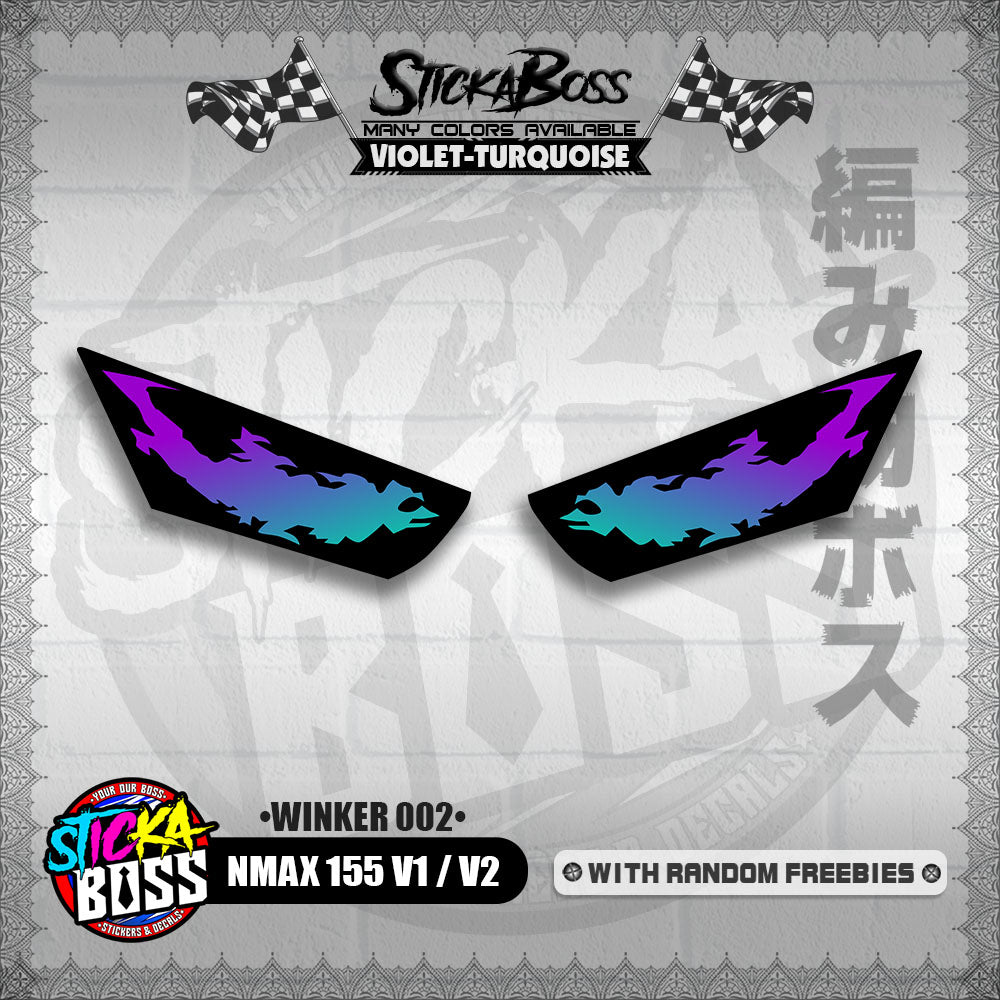NMAX 155 V1 / V2 (WINKER 002) TRANSPARENT【WITH FREEBIES】