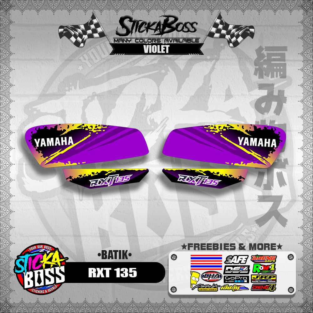 RXT 135 DECALS ( BATIK )【WITH FREEBIES】