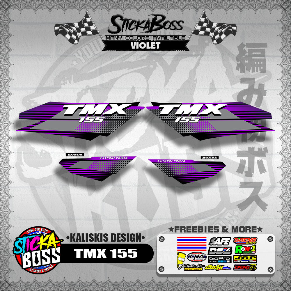 TMX 155 DECALS ( KALISKIS DESIGN )【WITH FREEBIES】