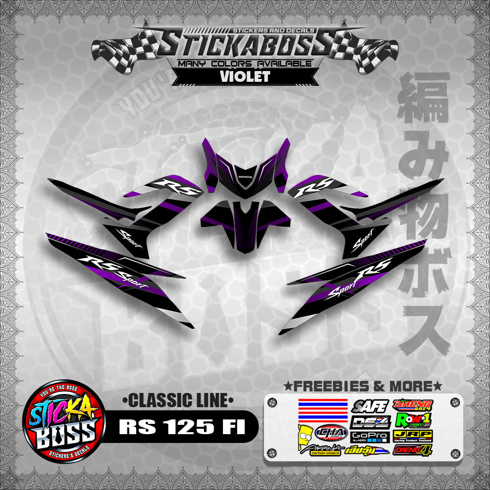 RS 125 FI DECALS ( CLASSIC LINE)【WITH FREEBIES】