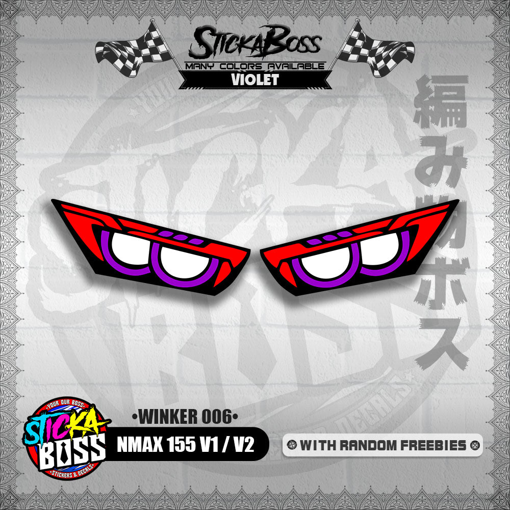 NMAX 155 V1 / V2 (WINKER 006) TRANSPARENT【WITH FREEBIES】