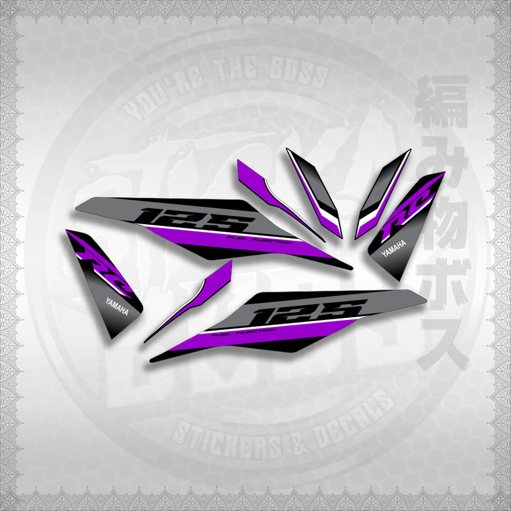 MIO I 125 M3 DASH RC EDITION STICKER DECALS By STICKABOSS (SOFIE LAMINATED WATERPROOF)