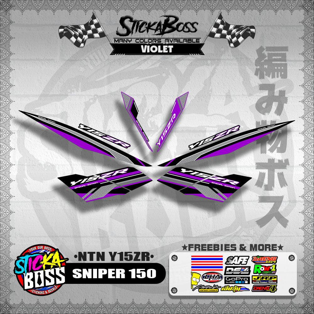 SNIPER 150 DECALS ( NTN Y15ZR )【WITH FREEBIES】