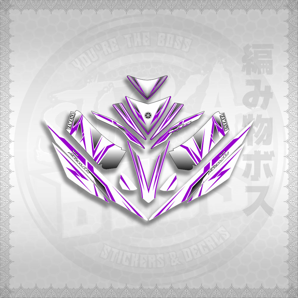 STICKER DECALS for MIO 4 (MIRGADEFOWH) By STICKABOSS (SOFIE LAMINATED WATERPROOF)