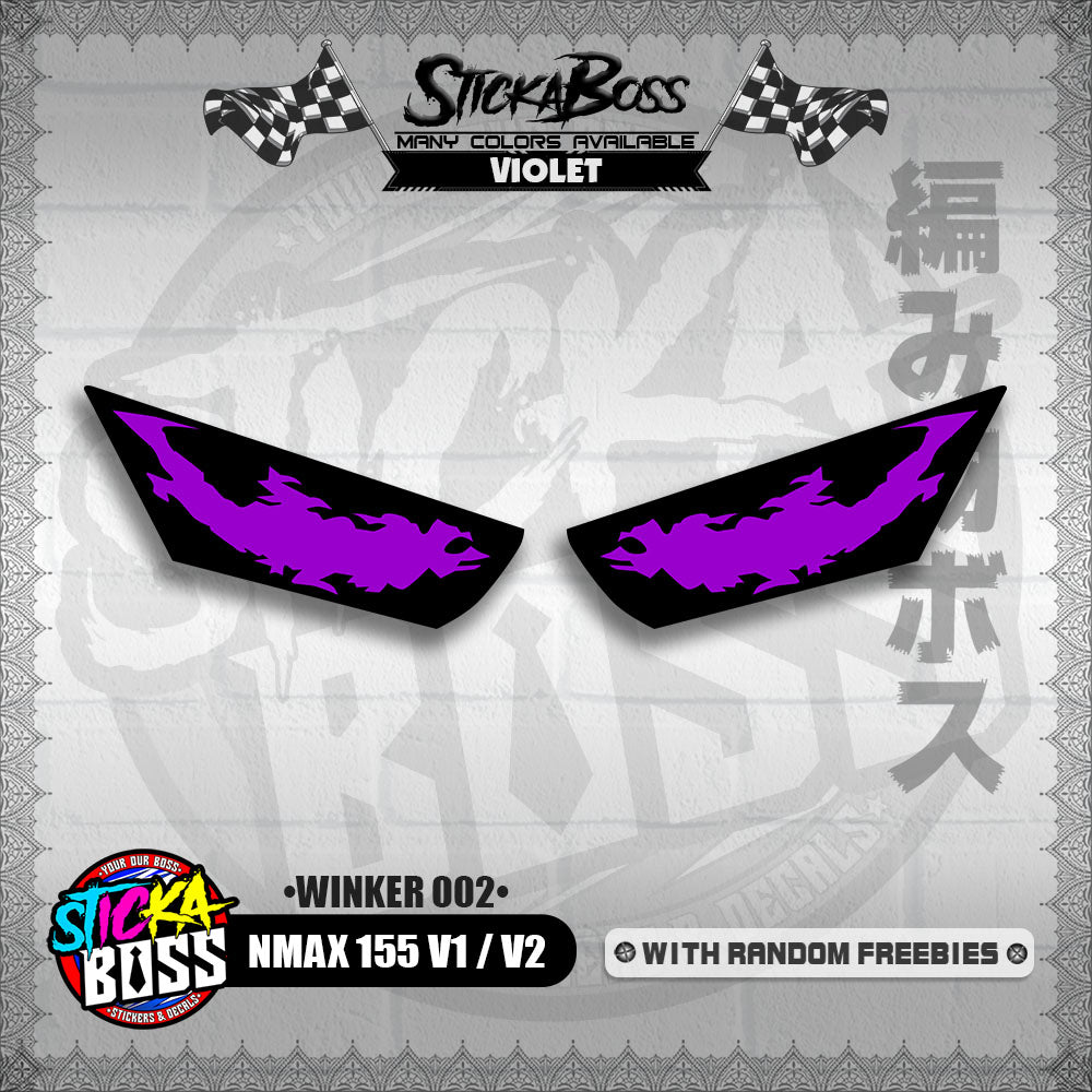 NMAX 155 V1 / V2 (WINKER 002) TRANSPARENT【WITH FREEBIES】