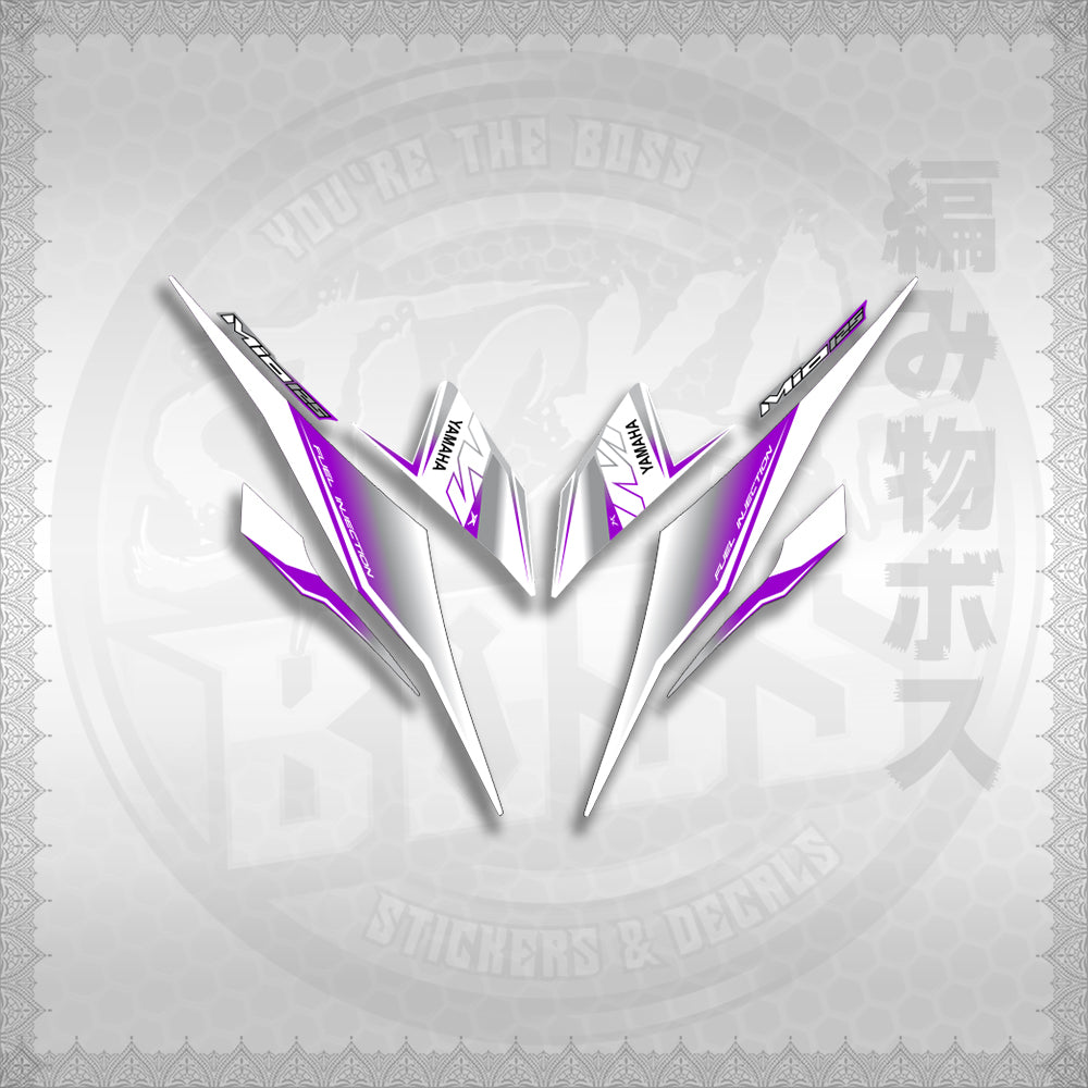 STICKER DECALS for MIO I 125 M3 (MIISTMOFOWH) By STICKABOSS (SOFIE LAMINATED WATERPROOF)