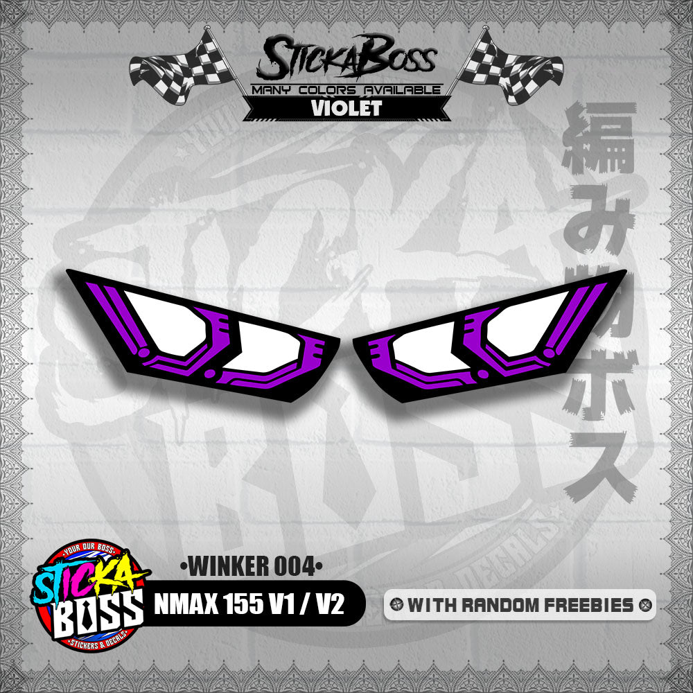 NMAX 155 V1 / V2 (WINKER 004) TRANSPARENT【WITH FREEBIES】