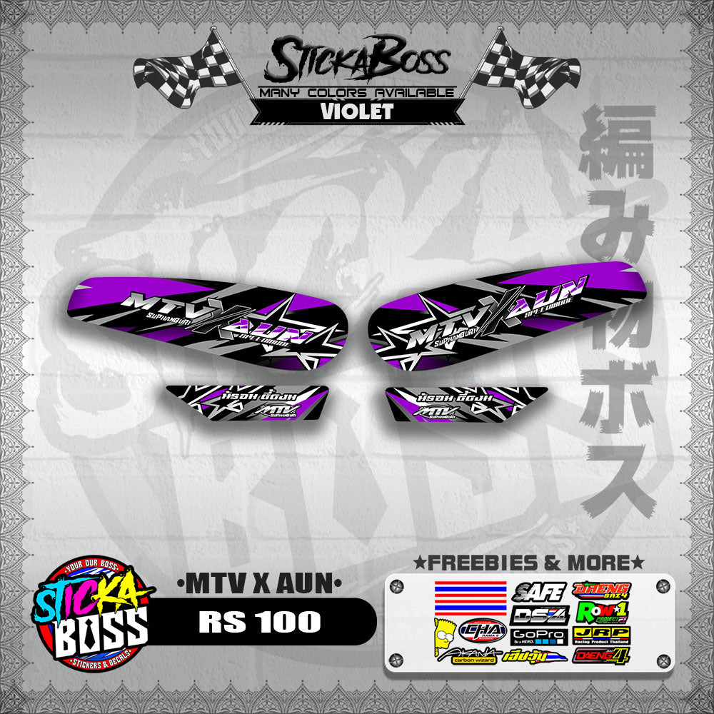 RS 100 DECALS ( MTV X AUN )【WITH FREEBIES】