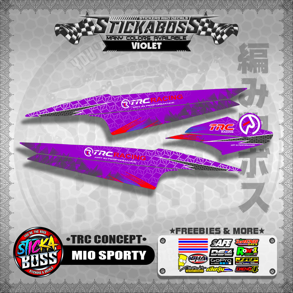 MIO SPORTY STICKER DECALS ( TRC CONCEPT )【WITH FREEBIES】