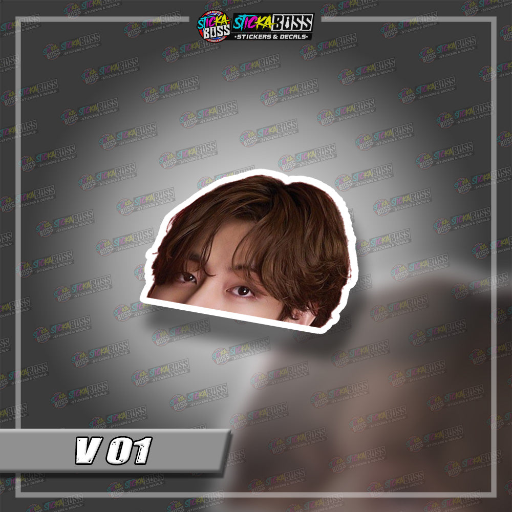 BTS |PEEKER STICKER【VINYL PRINTED】( LAMINATED / WATERPROOF )