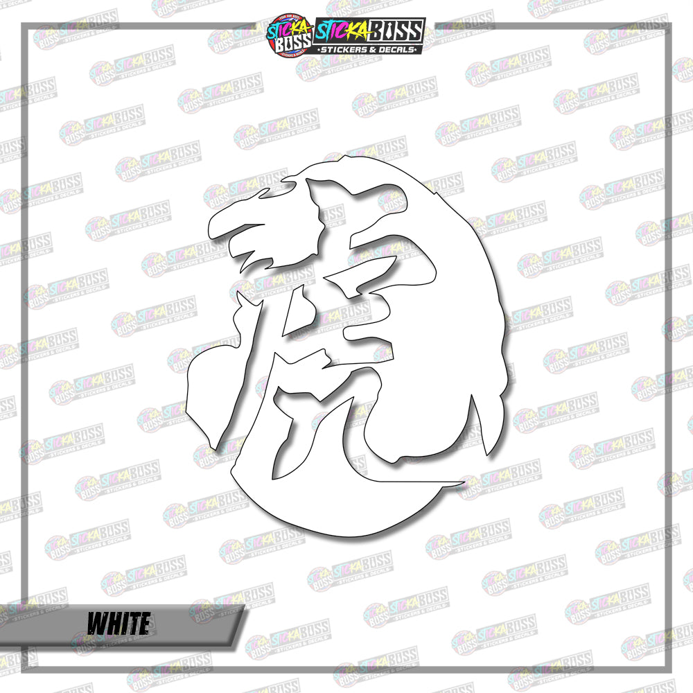 CHINESE ZODIAC TIGER ( VINYL CUT-OUT STICKER DECALS )【Stickaboss】