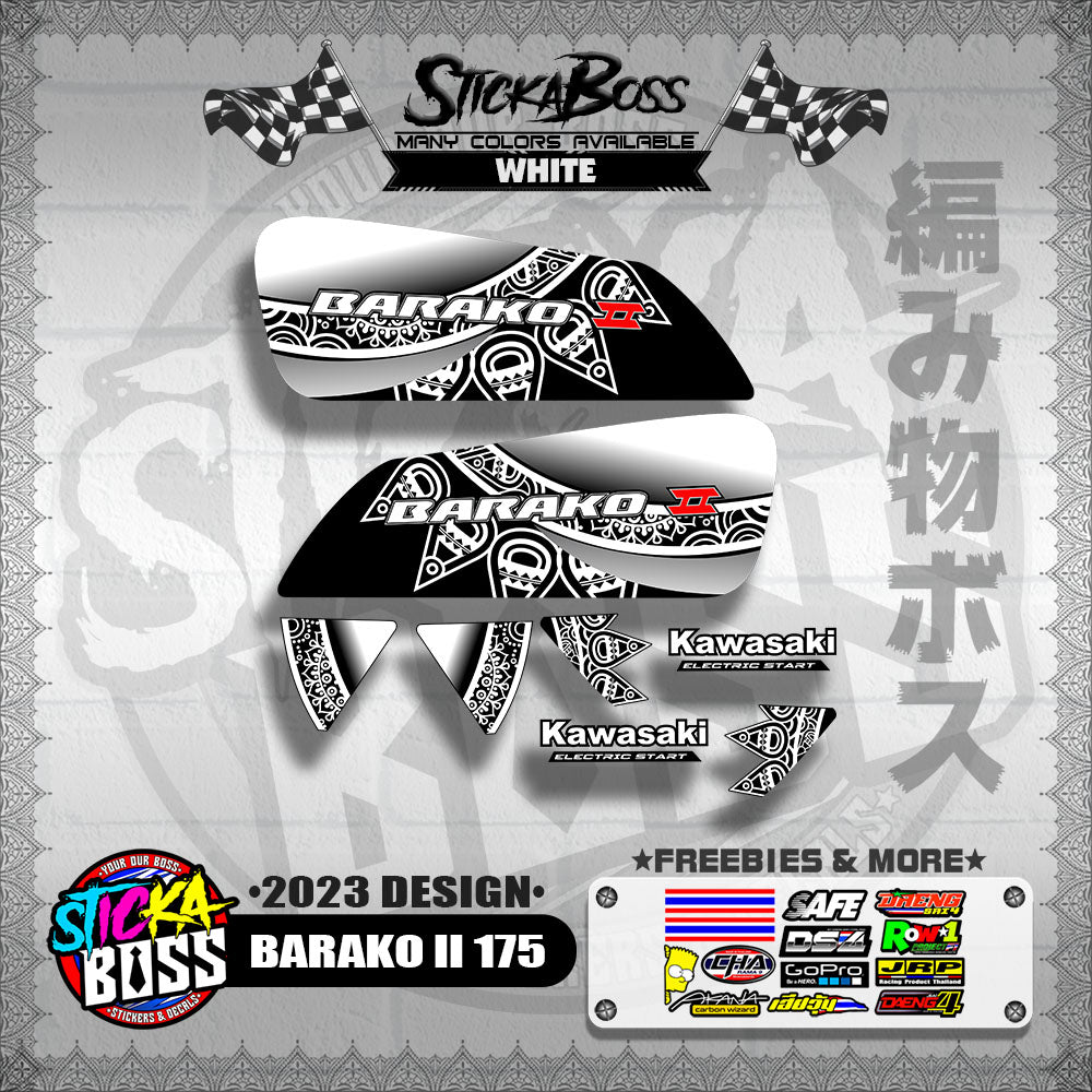 BARAKO ll 175 DECALS ( 2023 DESIGN )【WITH FREEBIES】