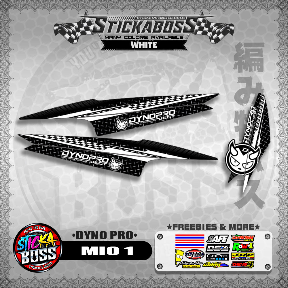 MIO 1 STICKER DECALS ( DYNO PRO )【WITH FREEBIES】