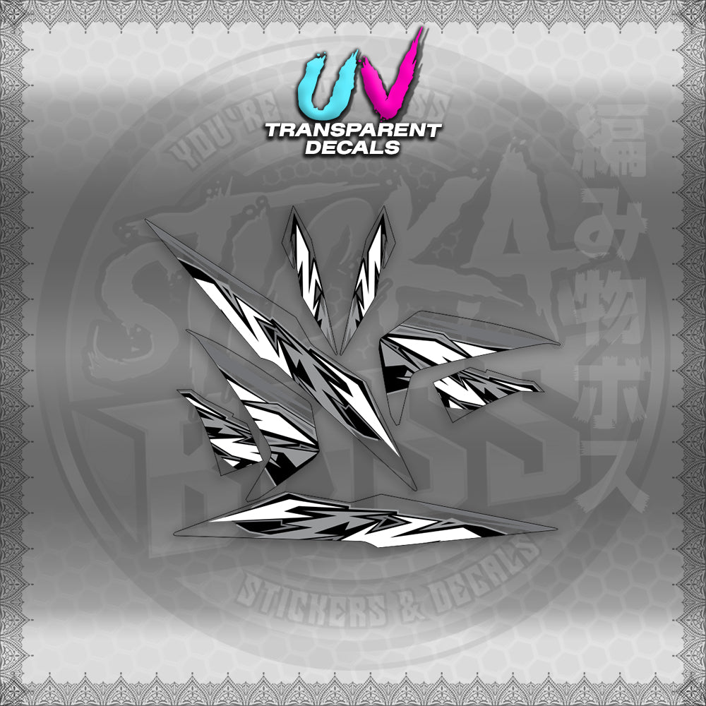 STICKER DECALS for BEAT 110 V2 (INMAUVTRSTMODE) By STICKABOSS (SOFIE LAMINATED WATERPROOF)