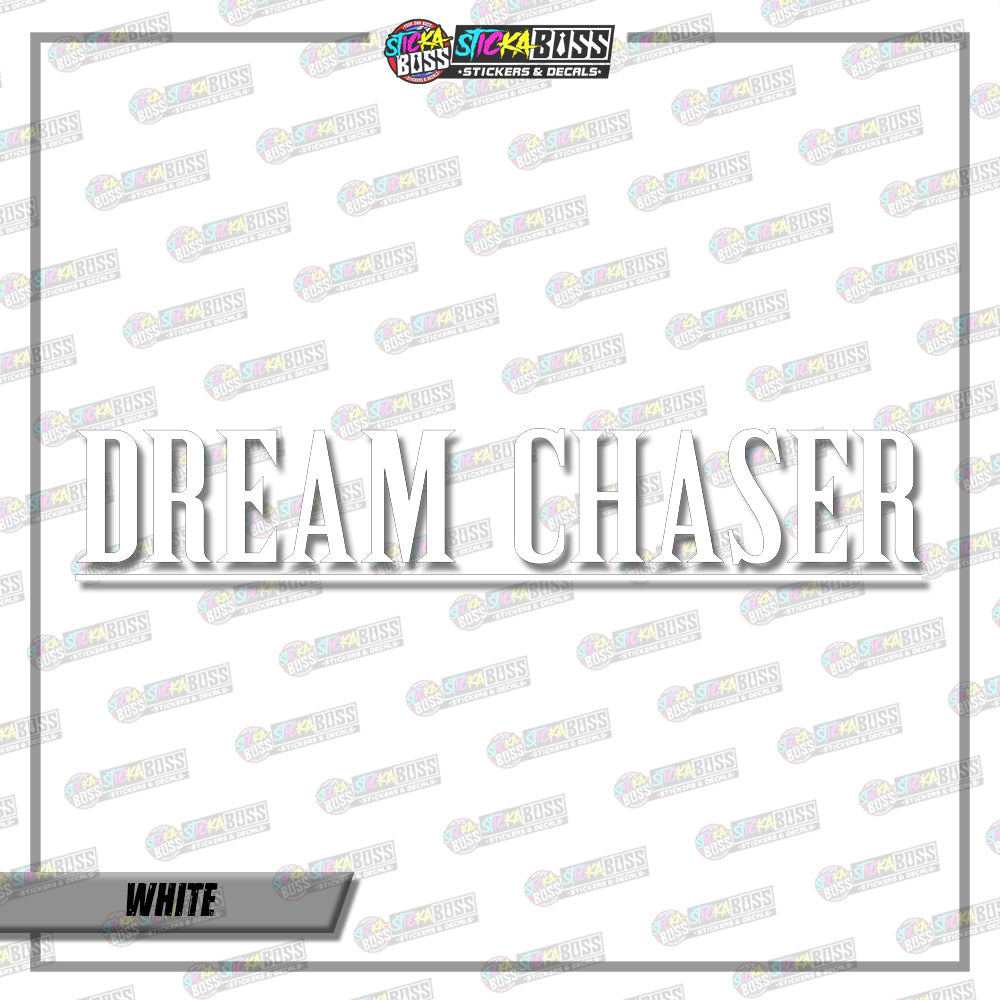 DREAM CHASER ( VINYL CUT-OUT STICKER DECALS )【Stickaboss】