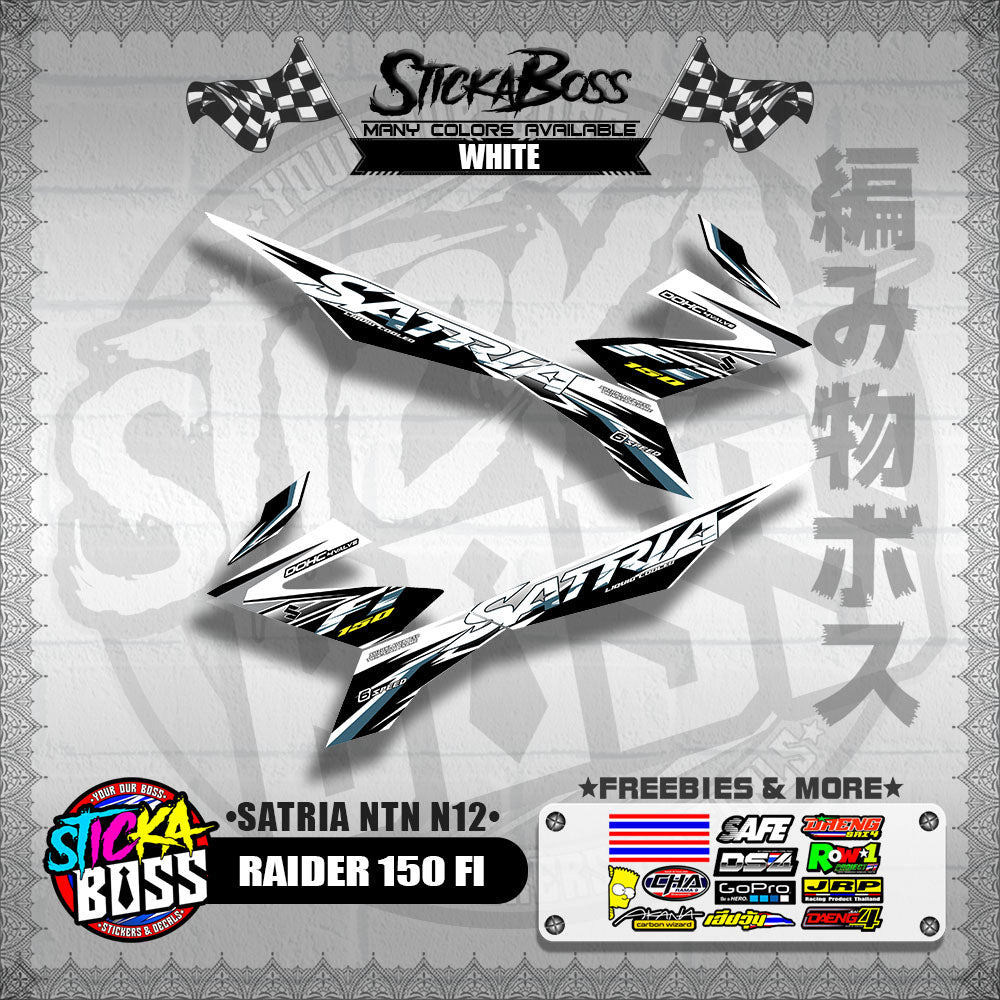 RAIDER 150 FI DECALS ( SATRIA NTN N12 )【WITH FREEBIES】