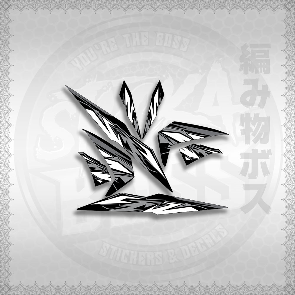 STICKER DECALS for BEAT 110 V2 (BV2INMASTMODE) By STICKABOSS (SOFIE LAMINATED WATERPROOF)