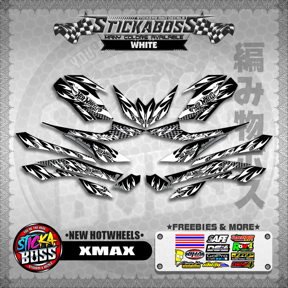XMAX DECALS ( NEW HOTWHEELS )【WITH FREEBIES】