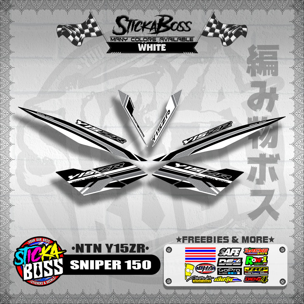 SNIPER 150 DECALS ( NTN Y15ZR )【WITH FREEBIES】