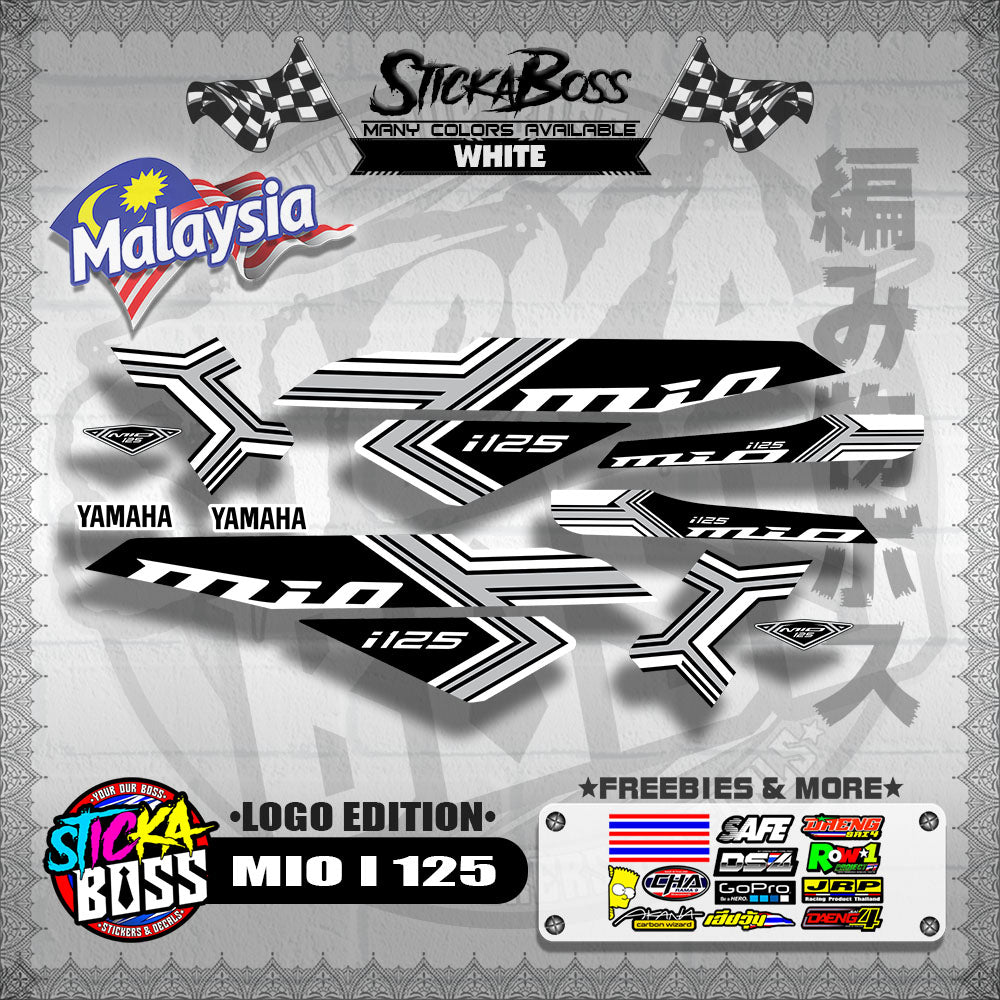 MIO I 125 MALAYSIAN DECALS ( LOGO EDITION )【WITH FREEBIES】