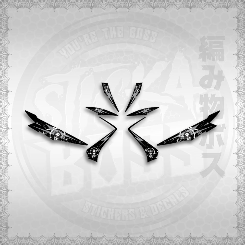 STICKER DECALS for MIO SOUL I CARB MALAYSIAN (MSILASA) By STICKABOSS (SOFIE LAMINATED WATERPROOF)