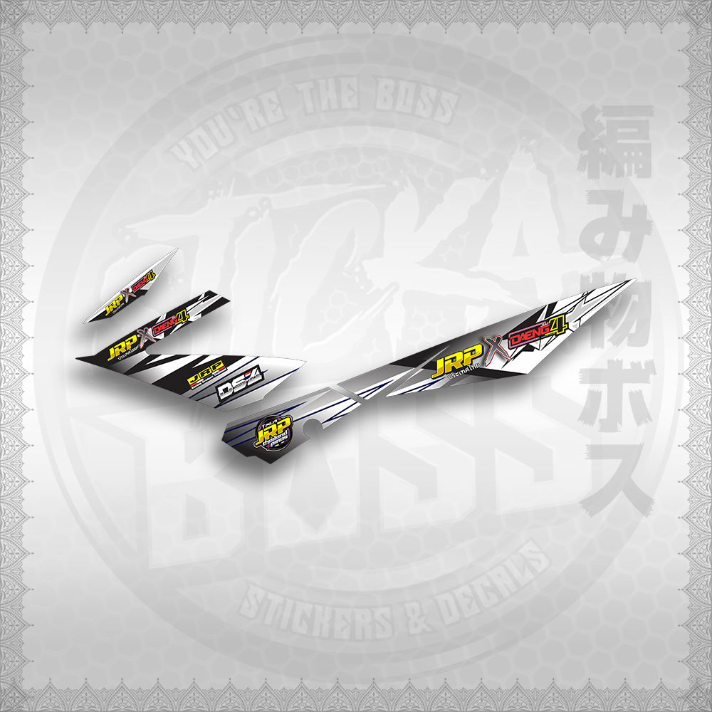 STICKER DECALS for Raider 150 Fi (RFIJRXDA) By STICKABOSS (SOFIE LAMINATED)