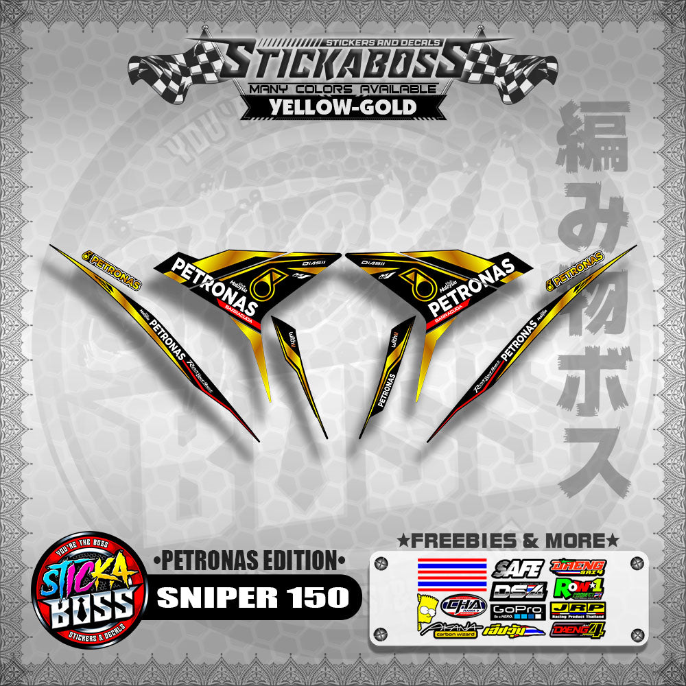 SNIPER 150 Decals ( Petronas Edition ) MX King, Exciter 150