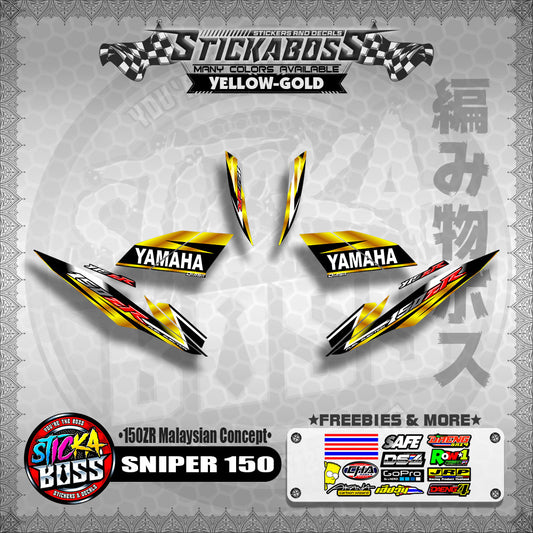 SNIPER 150 Stock Decals ( 150ZR Malaysian Concept ) MX King, Exciter 150
