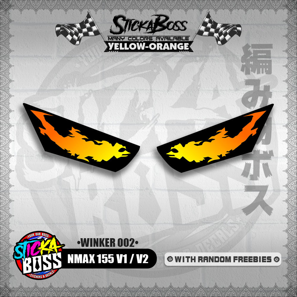NMAX 155 V1 / V2 (WINKER 002) TRANSPARENT【WITH FREEBIES】