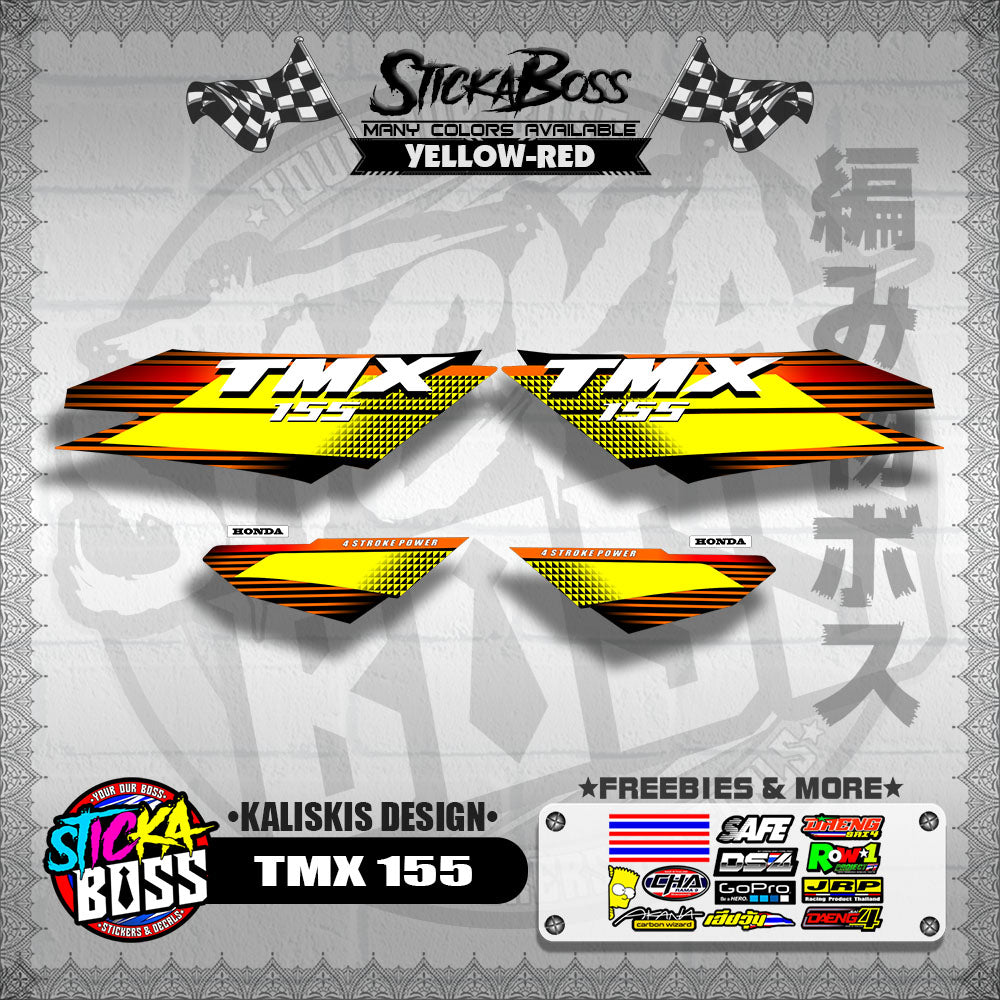 TMX 155 DECALS ( KALISKIS DESIGN )【WITH FREEBIES】