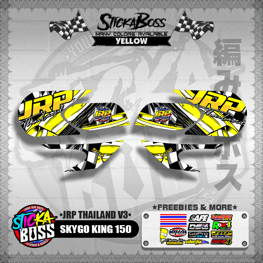 SKYGO KING 150 DECALS ( JRP THAILAND V3 )【WITH FREEBIES】