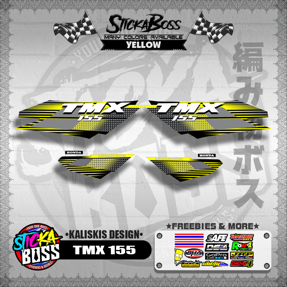 TMX 155 DECALS ( KALISKIS DESIGN )【WITH FREEBIES】