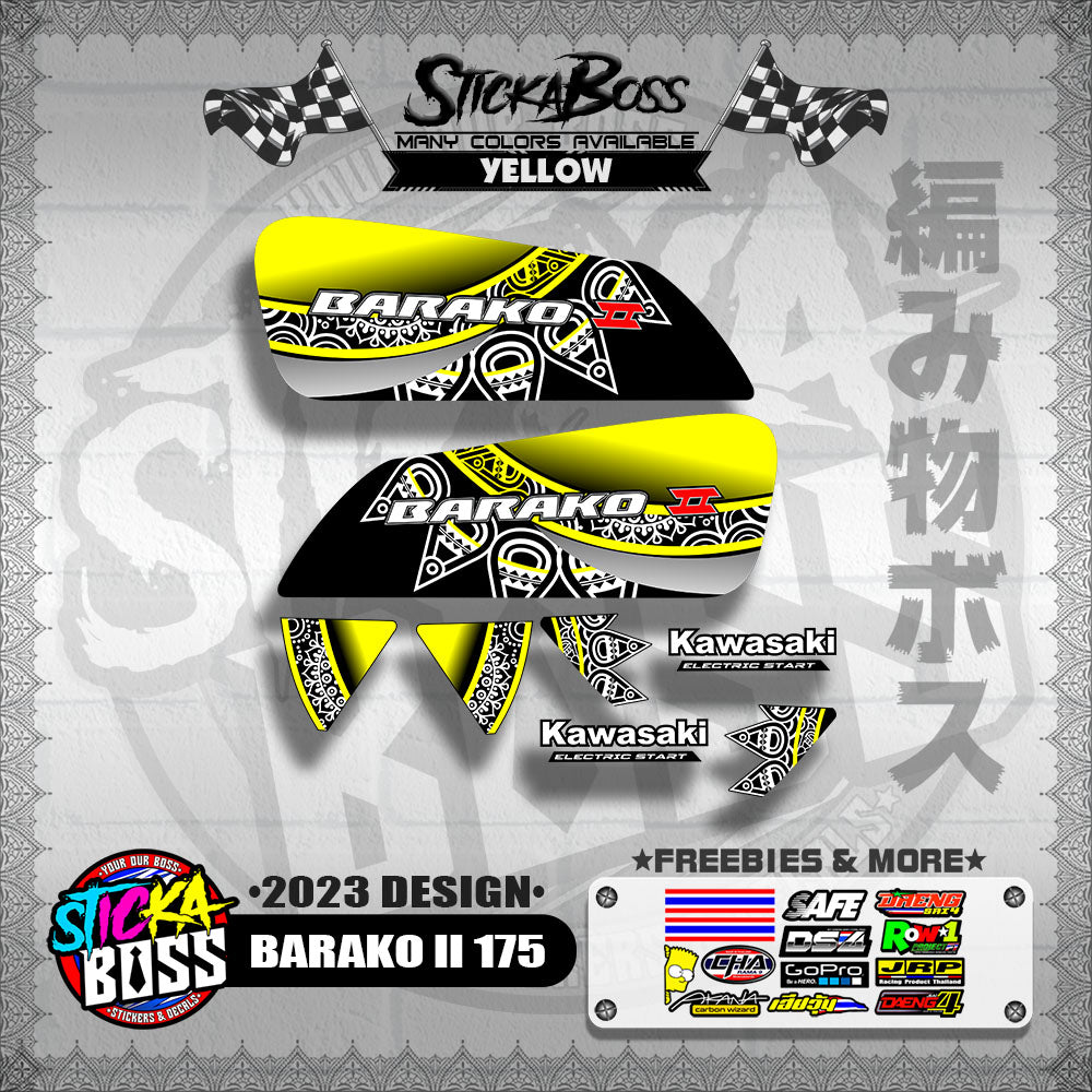 BARAKO ll 175 DECALS ( 2023 DESIGN )【WITH FREEBIES】