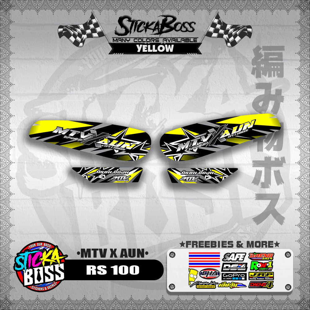 RS 100 DECALS ( MTV X AUN )【WITH FREEBIES】