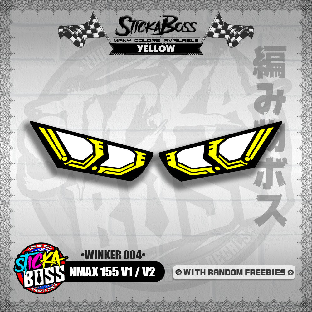 NMAX 155 V1 / V2 (WINKER 004) TRANSPARENT【WITH FREEBIES】